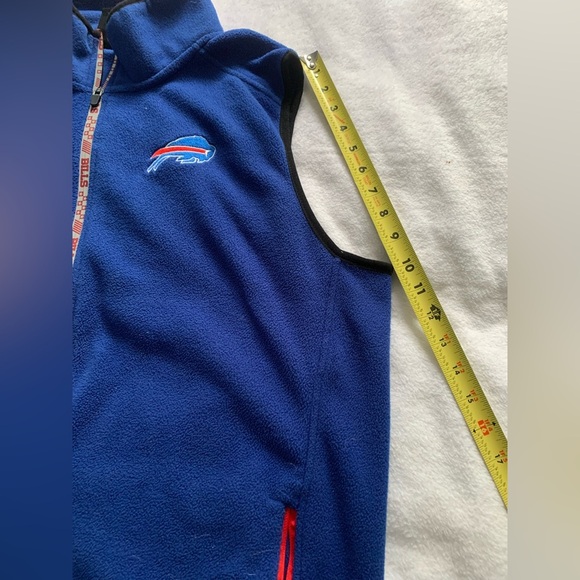 NFL Buffalo Bills Blue Fleece Vest Mens Size XL - Picture 7 of 12